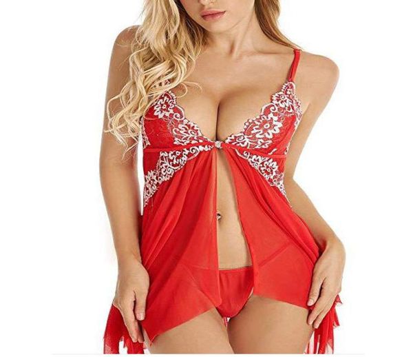 Lingerie Sexy Senhora Renda Sexy Roupa Interior Vermelha S M L XXL XXXL Tamanho gt2587703