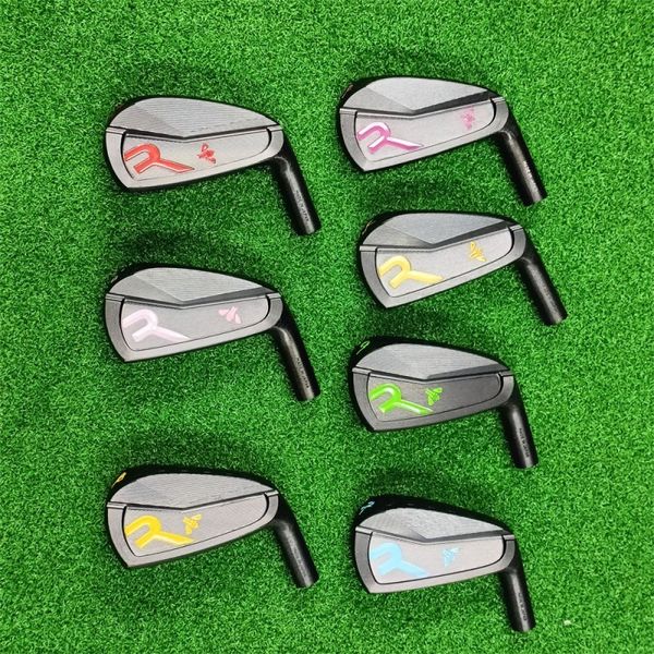 2024NEW Golf Unisex Roddio Little Bee Mazze da golf CC FORGED Ferri morbidi Ferri neri Set 4-9P 7 pezzi autoflex SF505 Corpo asta in grafite