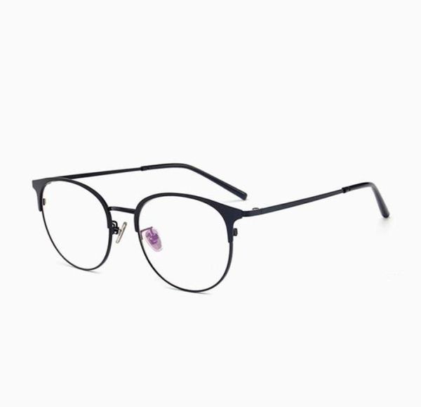 Qualità Cat eye donna Occhiali da sole Montature da uomo EyeFrames Retro Big Circle Occhiali da vista Donna in metallo Occhiali ottici Full R4718658