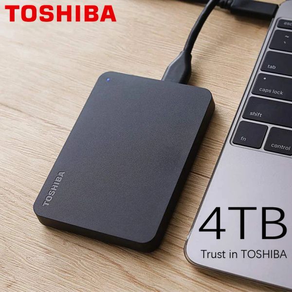 Laufwerke TOSHIBA 4 TB externe Festplatte HDD HD 4TO tragbares Speichergerät USB 3.0 SATA 2,5-Zoll-Festplatte für Computer Laptop PS4