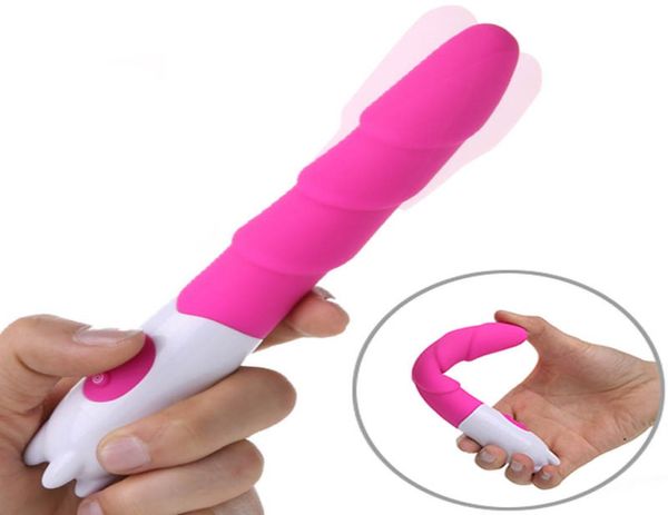 Giocattolo del sesso del bastone AV del vibratore del punto di G di vibrazione doppia ad alta velocità per le donne Signora Giocattoli per adulti Prodotti del sesso Macchina erotica Dildo Q06 S197065877842