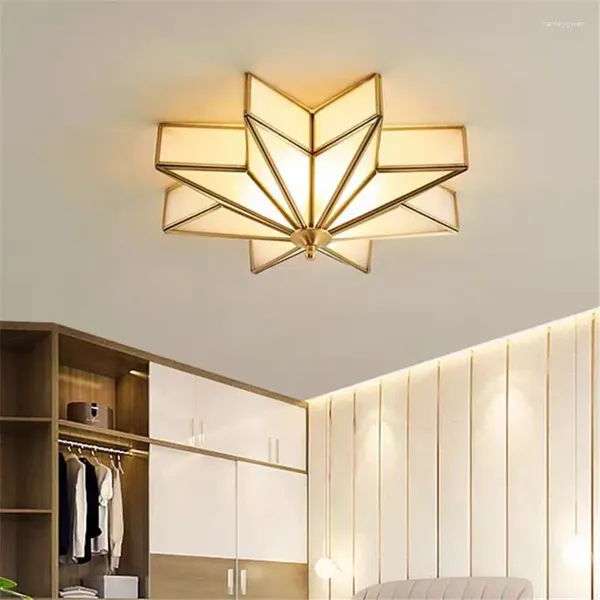 Luzes de teto vintage luz dourada nórdica simples pentant para sala de jantar sala de estar decoração de casa de luxo