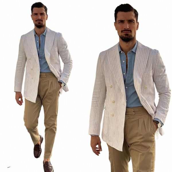 Cinza Men Suit Tailor-Made 2 Pieces Veet Blazer Calças Smoking One Butt Modern Satin Lapel Slim Fit Wedding Groom Prom Tailored j1Hp #