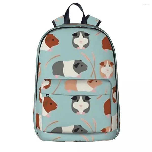 Rucksack mit Meerschweinchenmuster, Rucksäcke für Jungen und Mädchen, Büchertasche, Kinderschultaschen, Kinderrucksack, Reise-Umhängetasche, große Kapazität