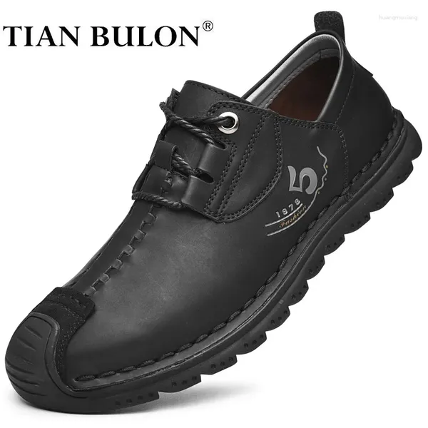 Sapatos casuais masculinos designer de luxo artesanal tênis masculino lazer rendas até italiano plus size 38-48