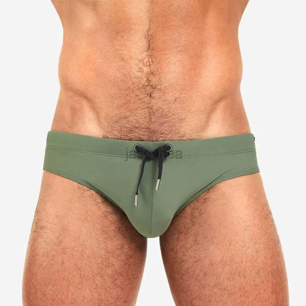 Herren-Bademode, Herren-Badehose, sexy Low-Rise-Strand-Badehose, sexy Badeanzug, Herren-Höschen, Bade-Tanga, Surf-Shorts, Push-Up-Unterhose, 24327