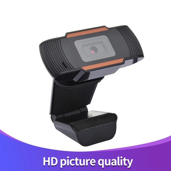 2024 ANPWOO Videocamera HD per computer Webcam senza driver USB con videocamera per grano Scambio video in diretta