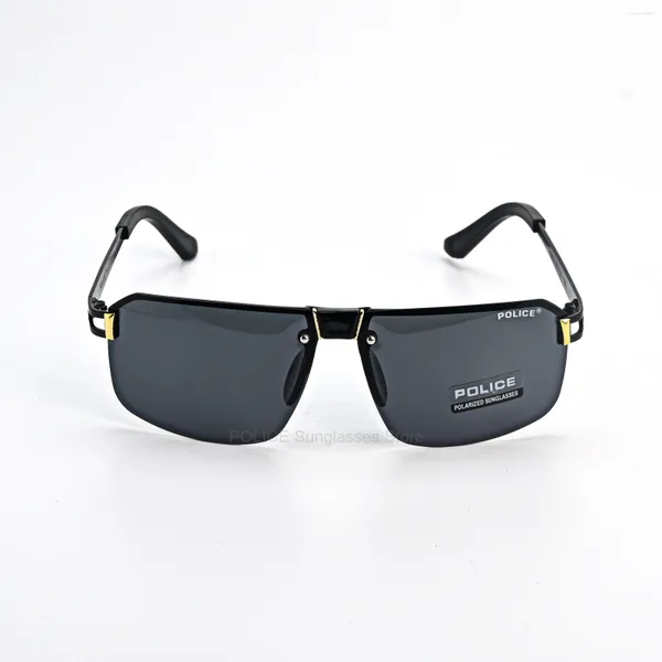 Sonnenbrille POLIZEI Modetrends Retro 2024 Männer Klassische Markenbrille Polaroid Aviation Driving Pilot Clout Goggles