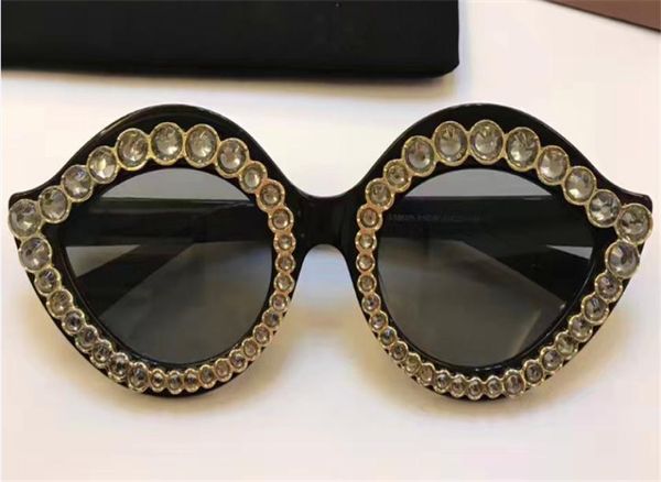 Modische, beliebte Sonnenbrille im Avantgarde-Stil, charmante Lippenform, Diamantrahmen, hochwertige UV-Schutzbrille mit Original-Bo5973548