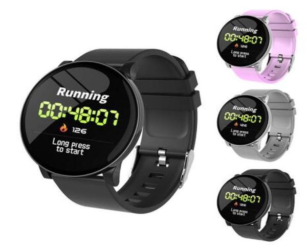 W8 relógio inteligente monitor de freqüência cardíaca previsão do tempo relógio de fitness lembrete chamada à prova dwaterproof água bluetooth inteligente band3121409