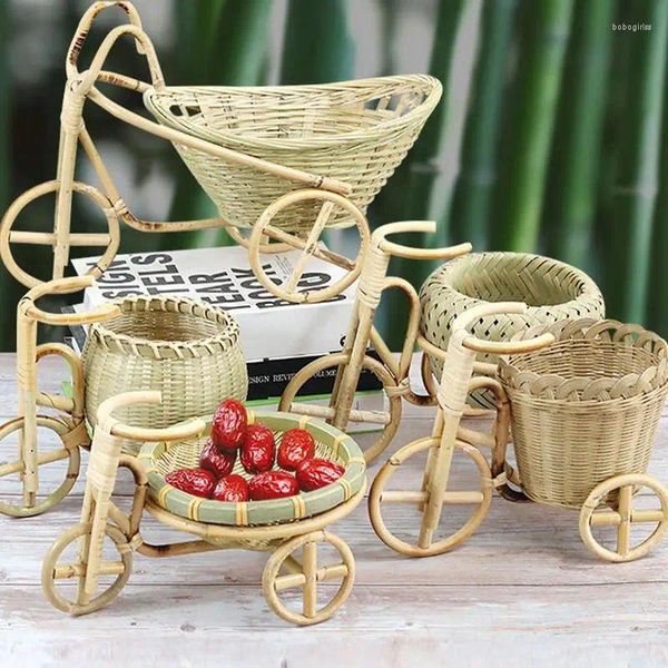Vasi a forma di triciclo per frutta e fiori, contenitore per la conservazione, design, vaso, decorazione per feste
