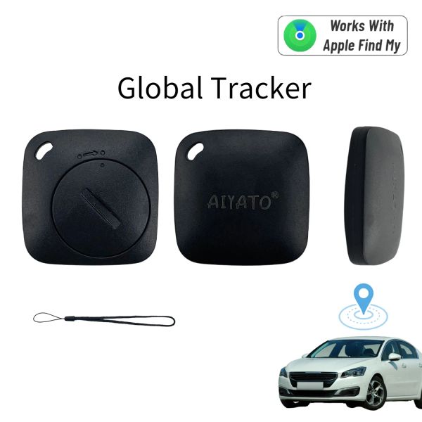 Rastreadores AIYATO Mini Smart Activity Trackers funcionam com Apple Find My App Localizador de alarme anti-perda para posicionamento global