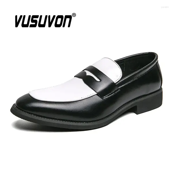 Casual Schuhe Mode Männer Penny Loafers Retro Atmungsaktive Leder 38-46 Größe Jungen Schwarz Weiche Outdoor Herbst Mules Kleid wohnungen