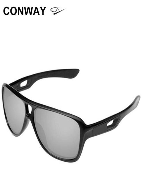 Sonnenbrille Conway Sports Men039s große quadratische Fahrbrille winddichte Schutzbrille unzerbrechlicher Rahmen 91505905370