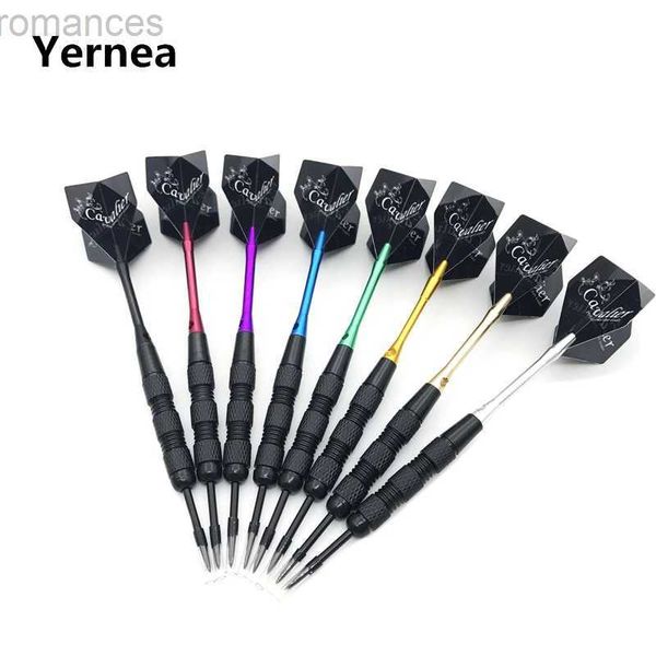 Darts Yernea Hochwertige 3-teilige Stahlspitzen-Dartpfeile 20 g Professioneller Dart Indoor-Sport Unterhaltung Verschiedene Farben Schäfte PET Dart Flight 24327