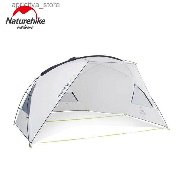 Tendas e abrigos Naturehike Tenda de acampamento ao ar livre Sun Shelter Toldo à prova de chuva Anti-UV Sun Shelter Canopy Beach Sunshade Proteção externa contra chuva24327