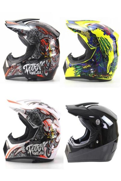 Motor Kask Motosiklet Yarım Kask Tam Yüz Offroad ATV Çapraz Yarış Bisiklet Motokros Moto Casco KAPALI YOL CAPACETES9972770