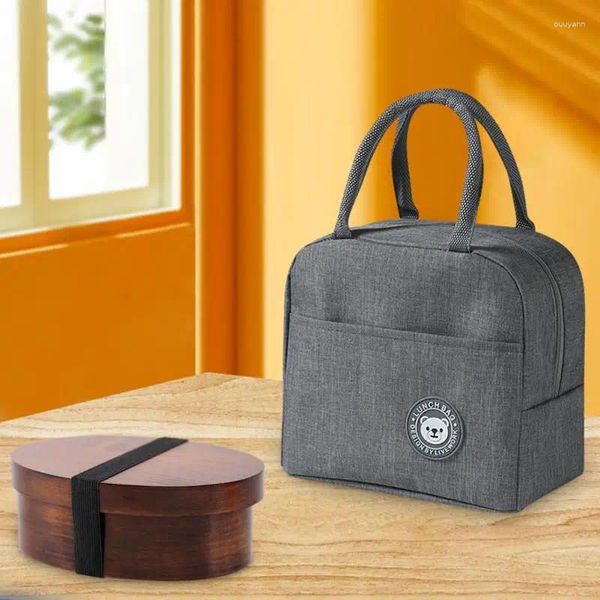 Louça sem vazamento bento caixa selo elegante almoço de madeira eco-friendly crianças fácil de limpar redondo portátil