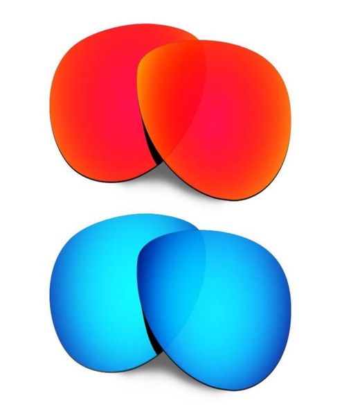 Óculos de sol HKUCO lentes de reposição polarizadas para feedback RedBlue 2 pares4804633