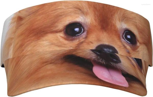 Ball Caps Sport Sun Visor Hat Hat fofo Pomeranian Retrato Unisex Cap for Baseball Gym