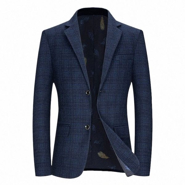 giacca blazer a righe casual di fascia alta da uomo bicolore casual giovane e di mezza età volume grande a prezzi accessibili di grandi dimensioni su p8Vo #