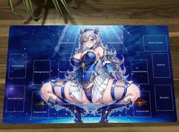 Almofadas yugioh tearlaments scheiren tcg ccg tapete de jogo de cartas de negociação tapete de mesa mesa de jogo tapete de jogo mouse pad 60x35cm