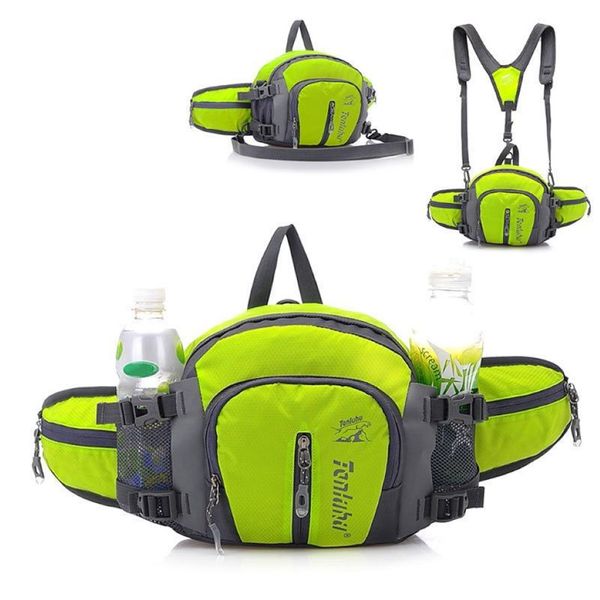 Tanluhu fanny packs cinto de corrida jogging ciclismo cintura bolsa bolsa esportiva com suporte de garrafa para homens mulheres fashion333a