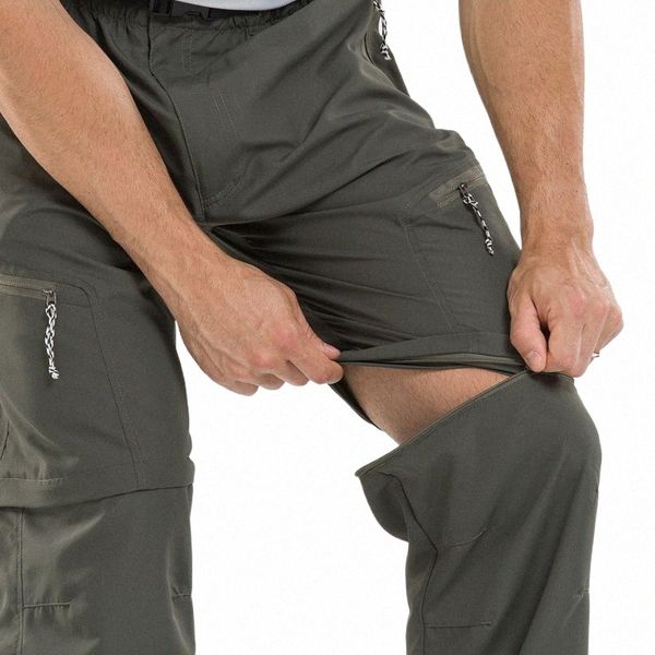 Verão dos homens calças de secagem rápida ao ar livre tático à prova dwaterproof água removível calças caminhadas esporte respirável cam trekking shorts c9b5 #