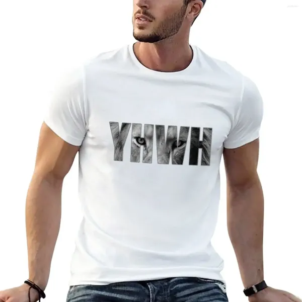 Polo da uomo YHWH Yahweh Dio Leone Regalo T-shirt Animale Prinfor Ragazzi Kawaii Abbigliamento Uomo Camicia da allenamento