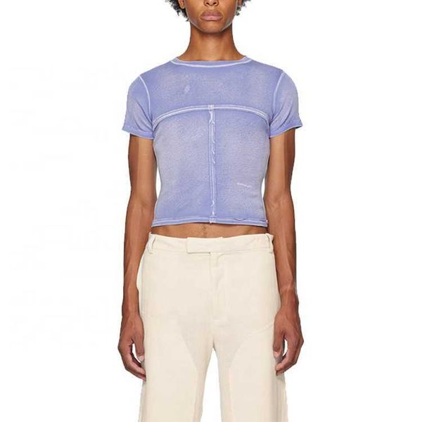 Finch Garment Großhandel Y2k Damen Kleidung T-Shirt mit kurzen Ärmeln, gewaschenes Crop Top für Damen