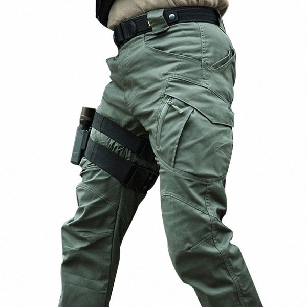 Stadt Militärische Taktische Hosen Männer SWAT Kampf Armee Hosen Männer Viele Taschen Wasserdichte Tragen Beständig Casual Cargo Hosen 5XL 38O6 #