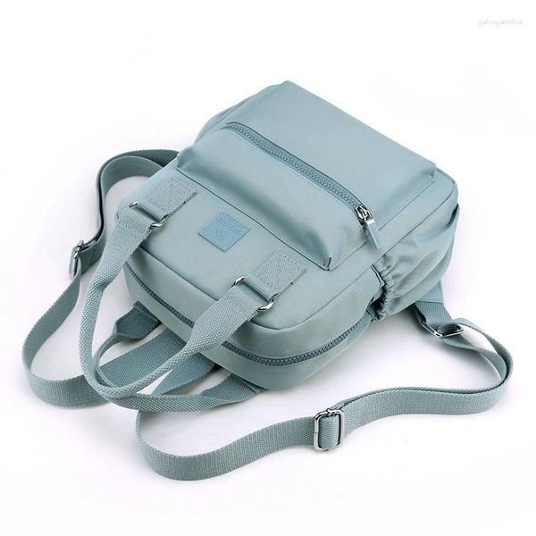 Sacos escolares Xzan 2024 pequena mochila de viagem estilo bonito meninas m2 durável tecido macio daypack