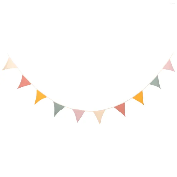 Decoração de festa bebê bunting aniversário guirlanda decoração de casamento triângulo banner suprimentos pendurado carnaval bandeiras coloridas