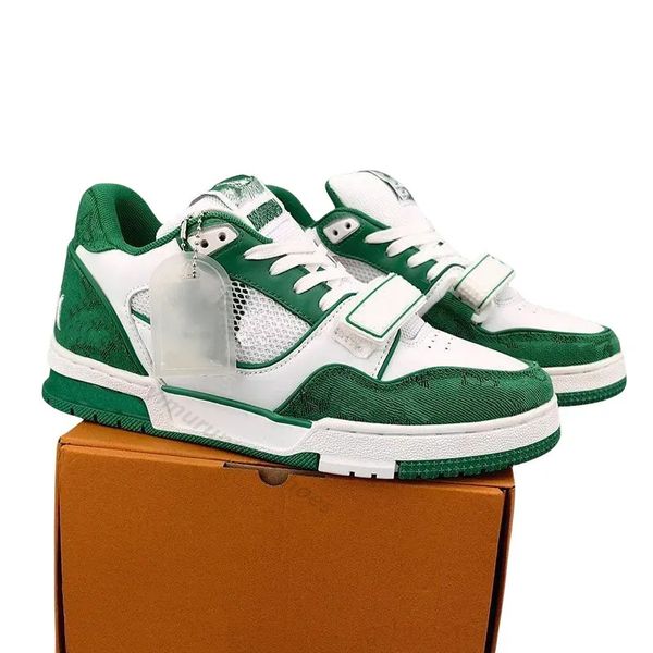 2024 Neue Heiße Druck Luxus Turnschuhe Männer Frauen Freizeitschuhe Liebhaber Grau Orange Rot Trainingsschuh Weiß Trainer Wild Low-Top-Skate-Plattform Klassiker 36-45 N11