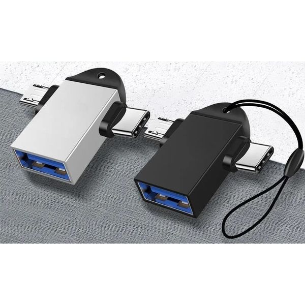 2024 оптовый новый USB-адаптер типа-c/Android «два-в-одном» TYPE-C к адаптеру OTG USB3.0