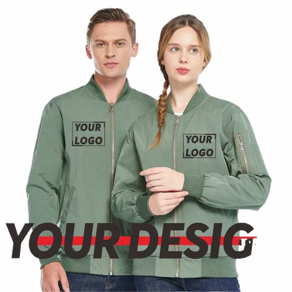 homens e mulheres jaqueta de vôo personalizado impressão logotipo casual bombardeiro casaco uniforme de beisebol bordado padrão tendência blusão design x4gy #