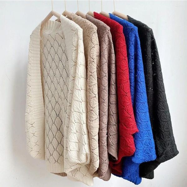 Sciarpe inverno Scialliere a maglia calda a maglia di lusso elegante elegante spesso oversize mantello da cloak cardigan shawls cape