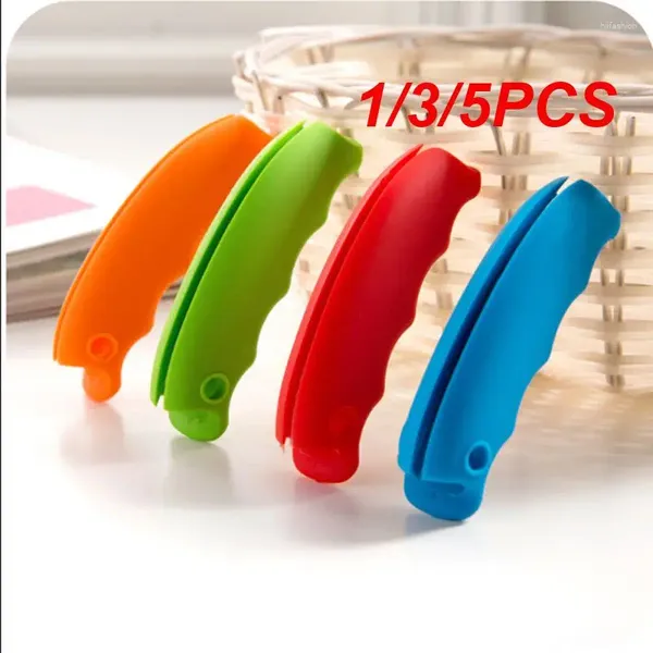 Borse contenitore 1/3/5PCS Comodo sacchetto appeso Menzione di qualità Piatto Carry 15g Gadget da cucina Accessori in silicone Risparmia sforzo