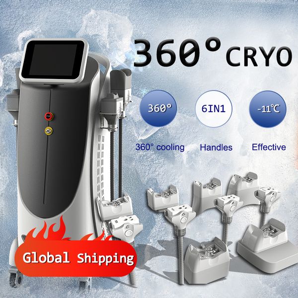 Última criolipólise Cryo Slimming Machine Gord Freezing Ford Remoção 360 Profissionário legal Use equipamento de beleza de redução de celulite de celulite