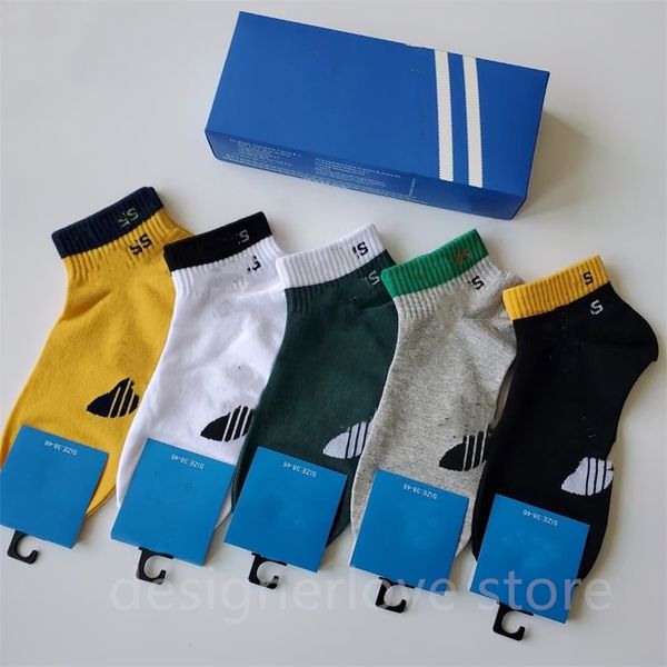 meias esportivas designers meias de designer de luxo mulheres socken meados de verão meias socken preto branco calcetines calzini medias les chaussettes meias coloridas treinadores