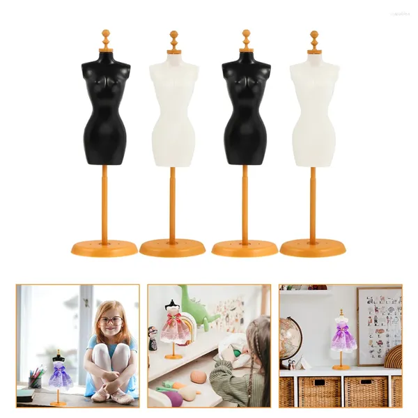 Kleiderbügel für Puppen, Kleiderständer, Miniatur-Schaufensterpuppen-Modellständer, Kleiderständer