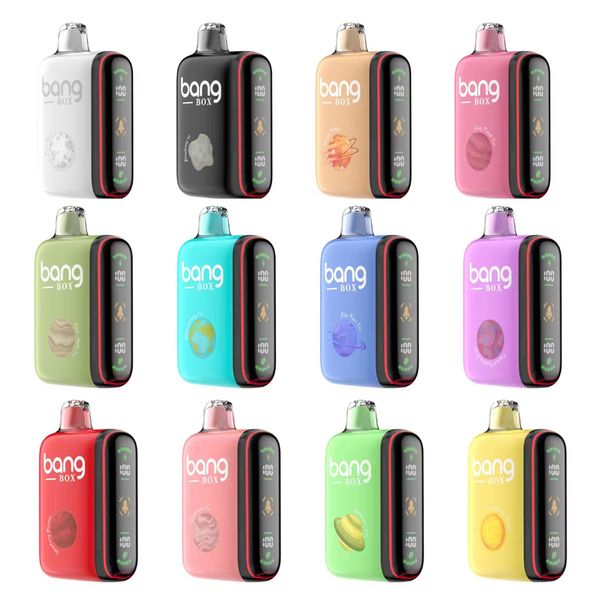 Vaper E Сигарета Puff 18000 Randm Одноразовые вейпы Электронная сигарета bangBox Pro Led Digital Mesh Coil vape Fruit Banana Hifancy Puff 16000 Puff 15000 Vapers