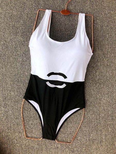 CC polychromer optionaler Bikini-Damen-Sommer-Badeanzug, einteiliger Badeanzug, Urlaubs-Strandanzug, dehnbarer Designer-Badeanzug, Schnür-Bikini, Größe S-XL QSOO