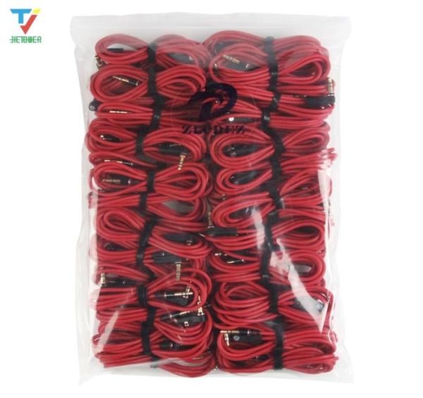 300 pz/lotto 1.2 M 4FT Rosso 3.5mm Maschio a maschio 90 Gradi Ad Angolo Retto Aux o Cavo di Prolunga per mp3 mp4 altoparlante cuffia PC7993866