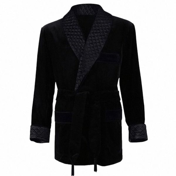 Preto fumar blazer duplo breasted xale lapela roupas casuais jaqueta diária 1 peça veet luxo roupas de alta qualidade 2024 l74s #