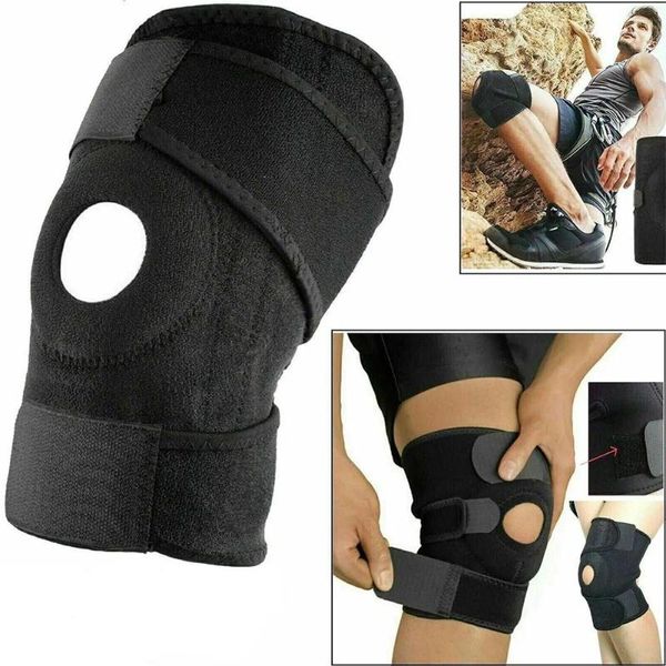Joelheiras cinta alívio da dor apoio artrite articular para homens mulheres caminhadas futebol basquete tênis de corrida