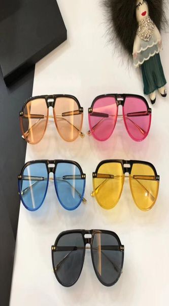 90 DUO Nuovi occhiali da sole da donna di design di alta qualità da uomo in vetro da sole con montatura pilota per occhiali da sole steampunk lunette de soleil 20189883583