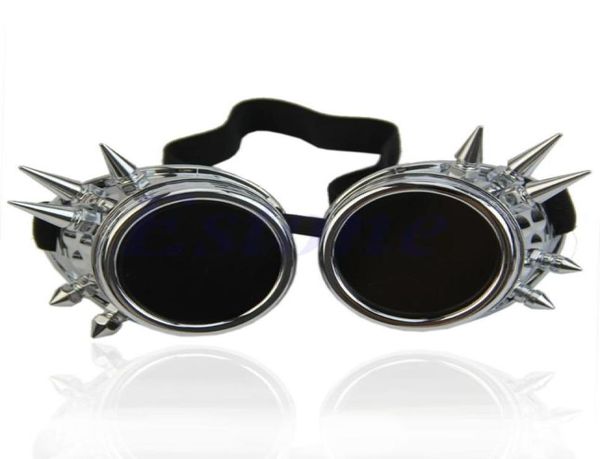 Vintage Victoria Gotik Cosplay Steampunk Goggles Glasses Kaynak Punk Q1FA2460027