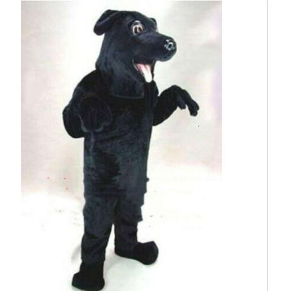 Costumi della mascotte Costume della mascotte del vestito operato dalla peluche del fumetto della mascotte del cane nero di Natale di Halloween