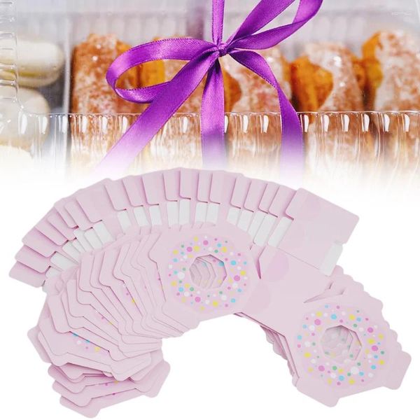 Confezione regalo 20 pezzi ciambelle scatola di cioccolatini esagonali fai-da-te dolce festa a tema matrimonio compleanno baby shower prodotti per la decorazione della casa